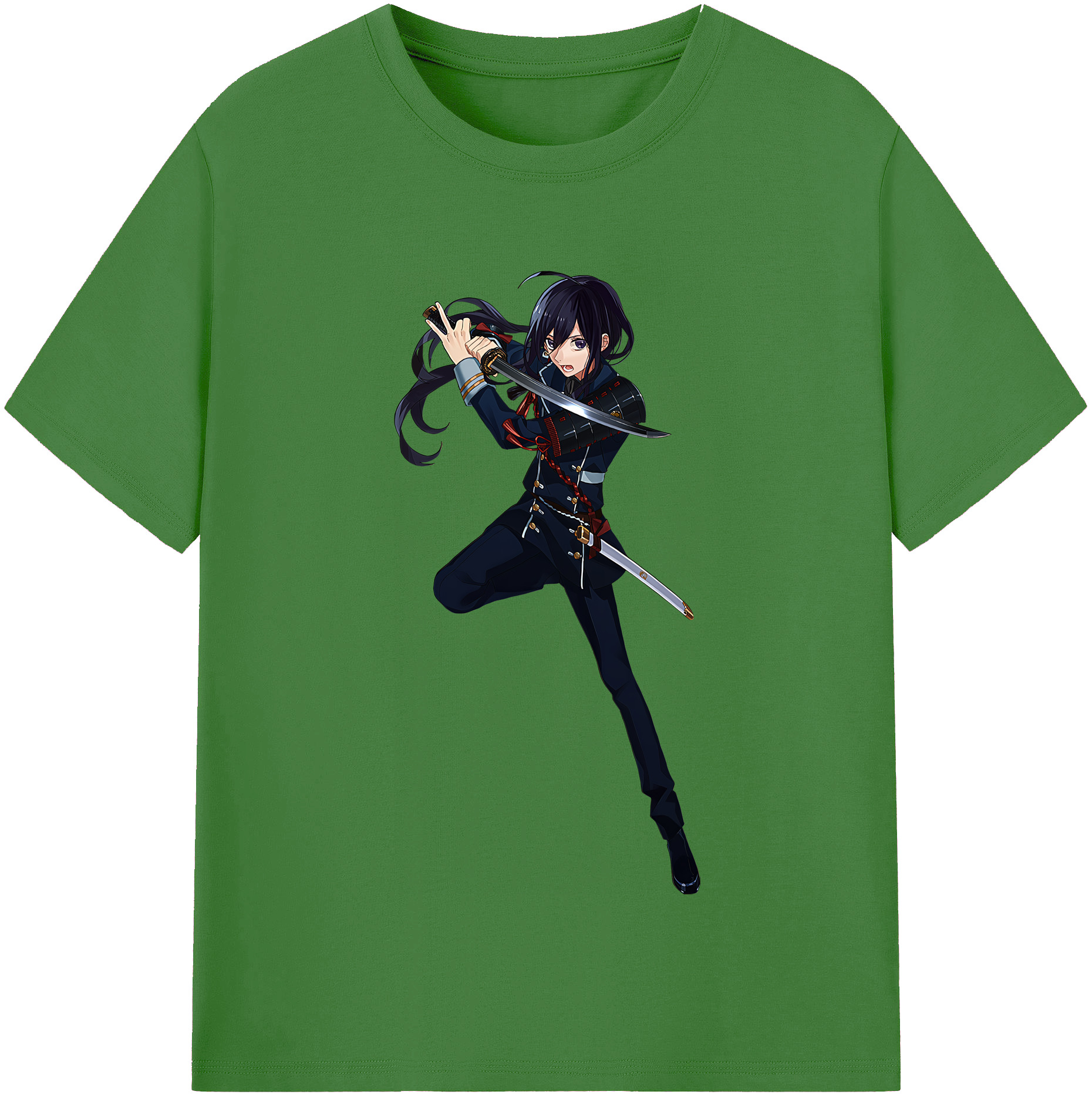 （画像用） 刀剣乱舞 Touken Ranbu レディースカジュアルプリントTシャツ（綿100％）
